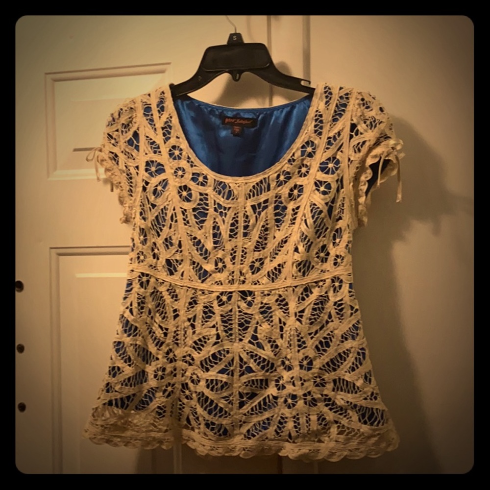 Betsy Johnson Lace Top